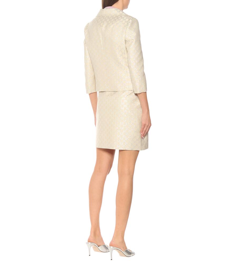 gucci women's gg lamé slide sandal