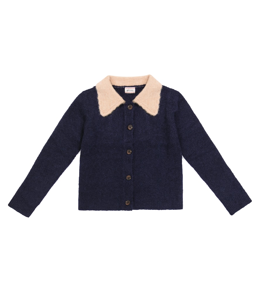 Morley Octavia Lama wool-blend cardigan