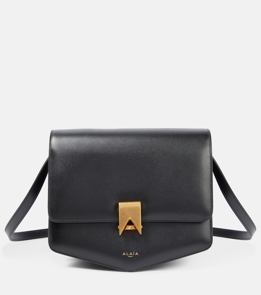 Le Coeur Studded Leather Shoulder Bag in Black - Alaia