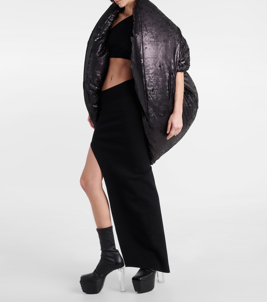  Rick Owens Rick Owens Sequined Down Jacket 