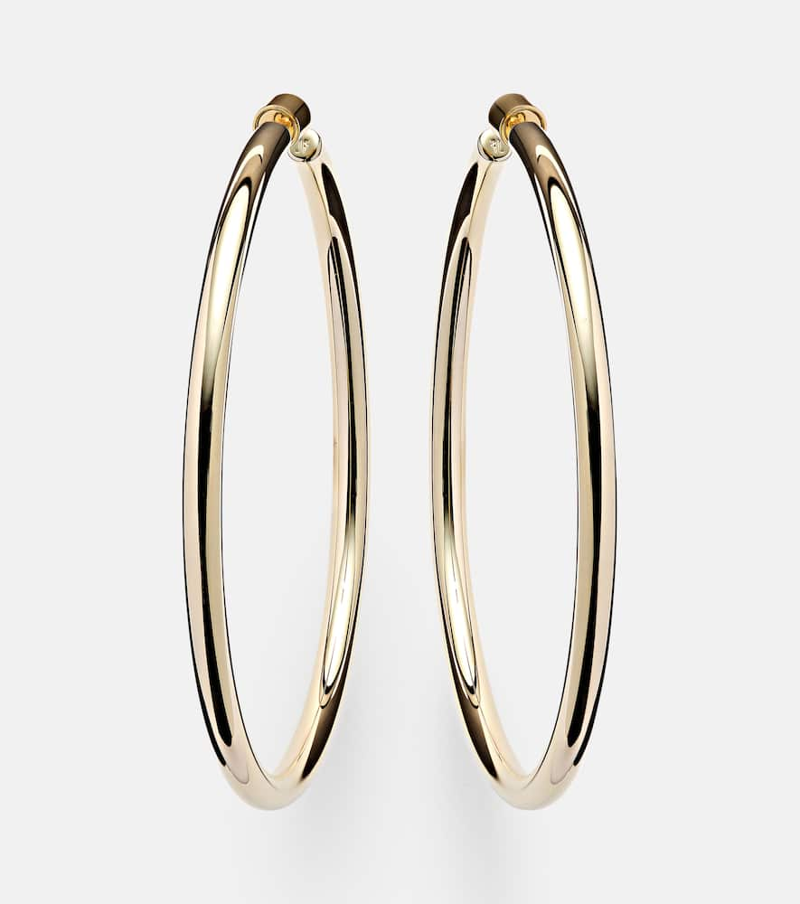 10kt gold-plated hoop earrings