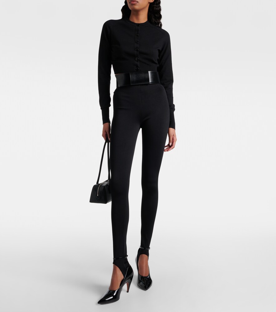  Alaia Alaïa Cropped-cardigan Aus Einem Wollgemisch 