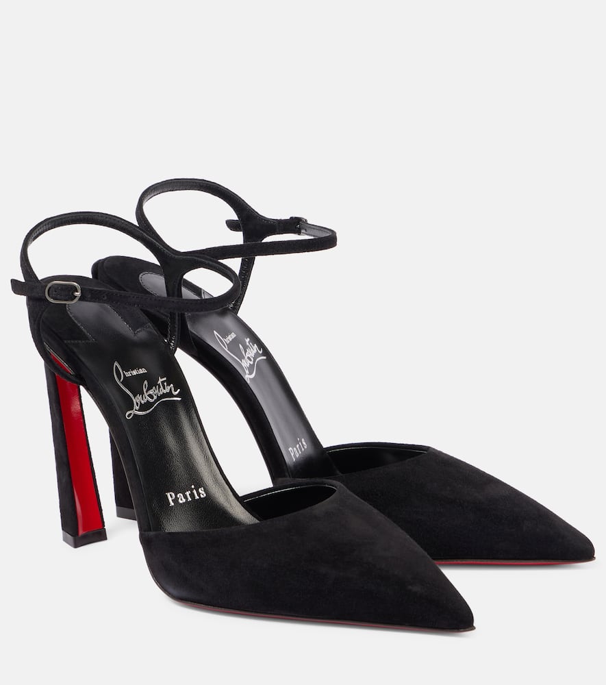 Christian Louboutin Condora Riviera Ankle Strap Pump In Schwarz