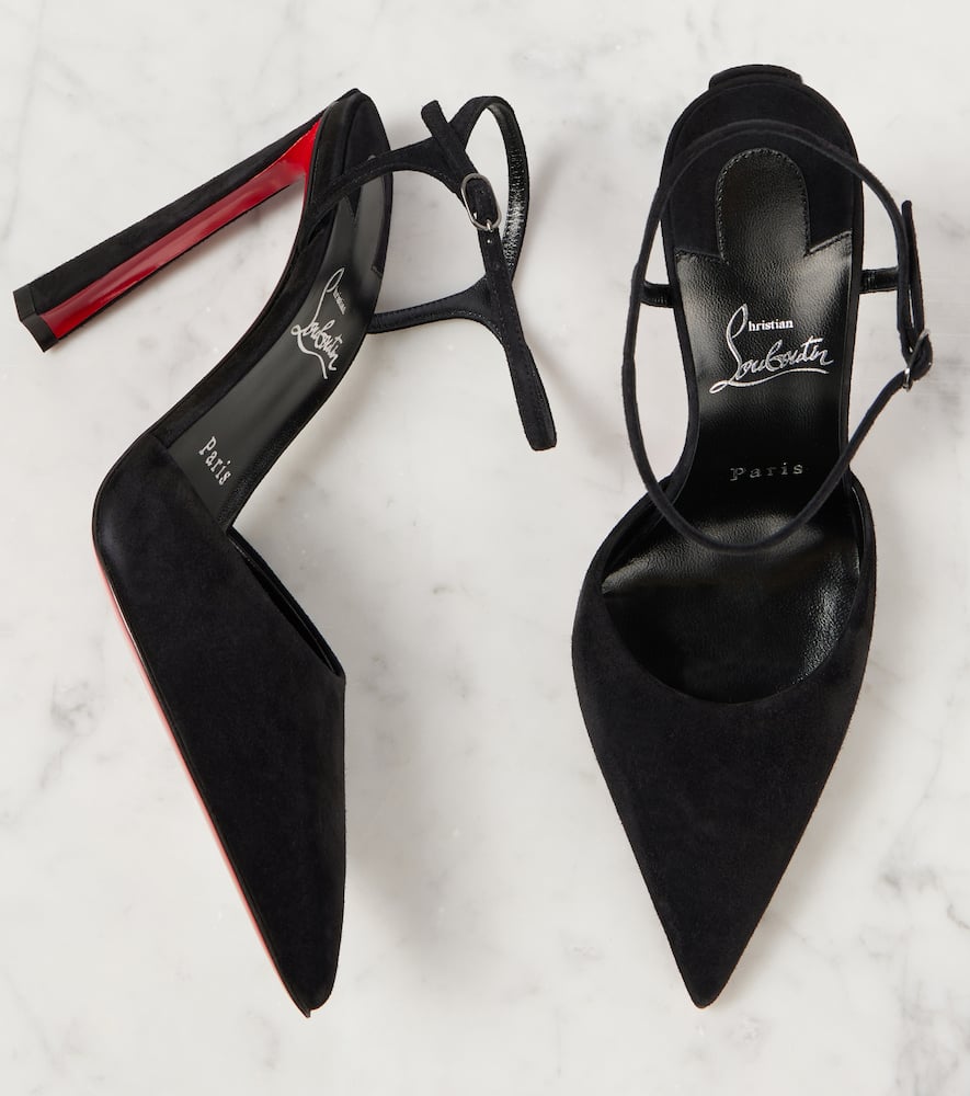 Christian Louboutin Condora Riviera Ankle Strap Pump In Schwarz