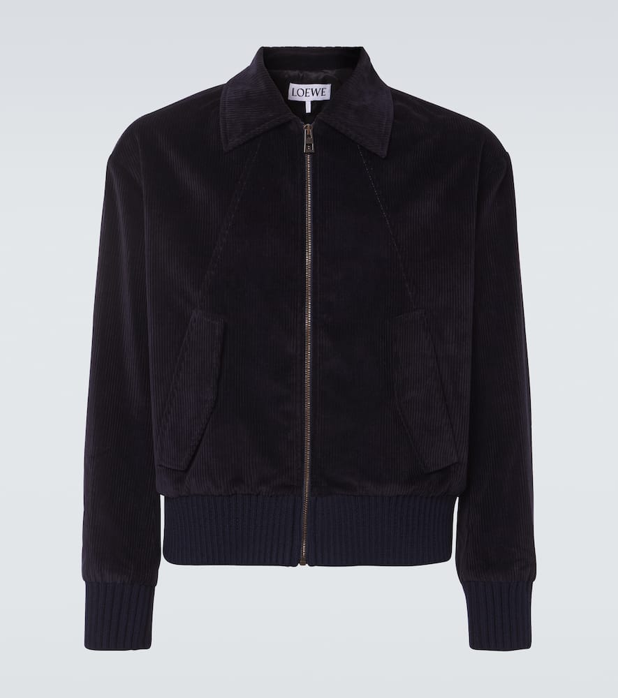Loewe Cotton and cashmere corduroy blouson