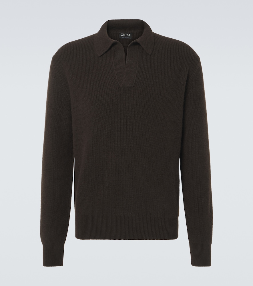 Zegna Cashmere polo sweater