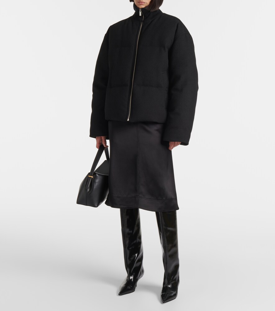  Toteme Toteme Wool-blend Flannel Down Jacket 