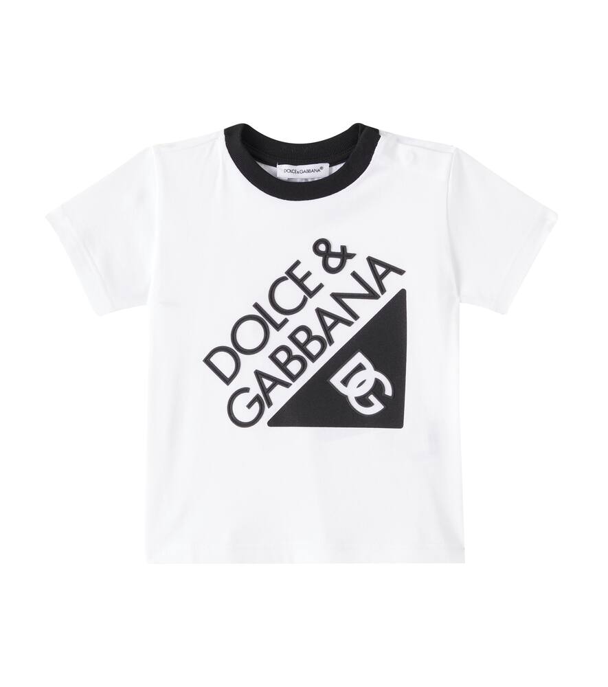 Dolce & Gabbana Baby Printed Cotton T-shirt In White