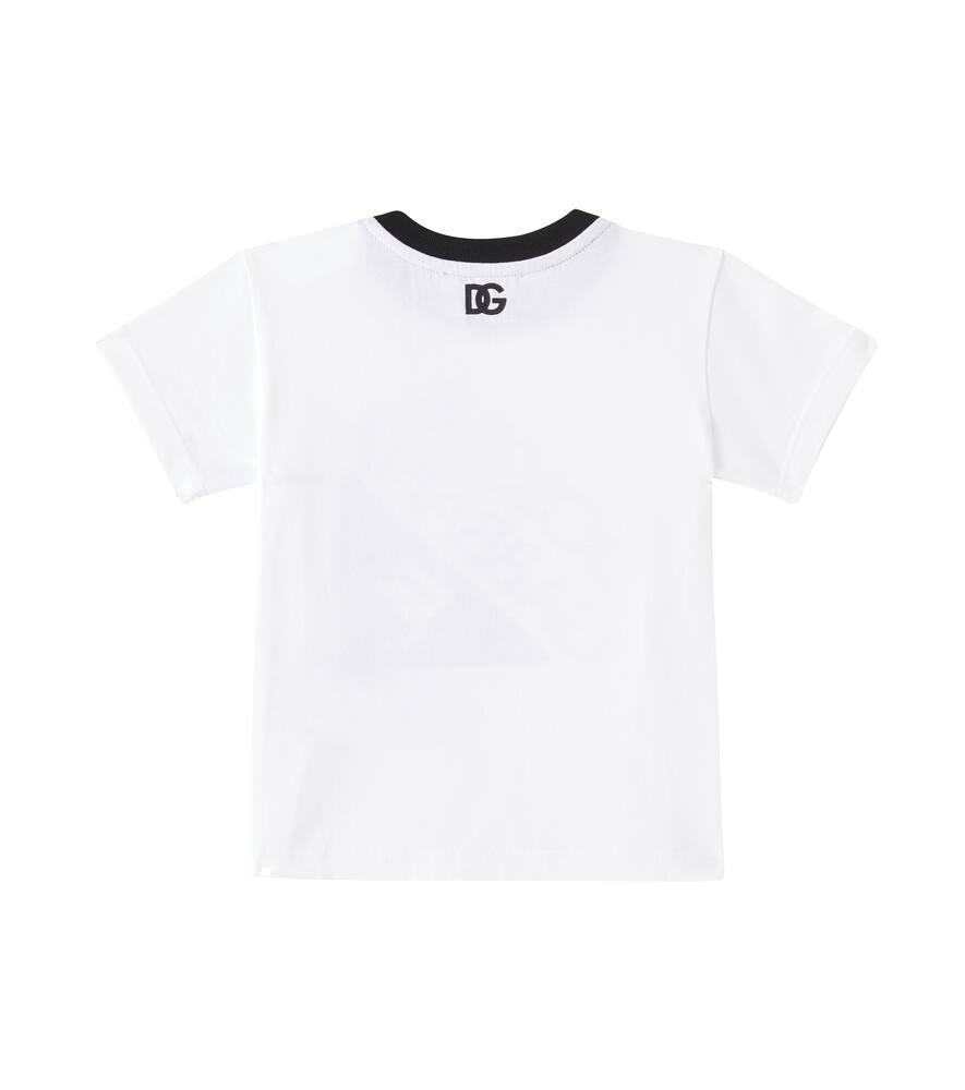 Dolce & Gabbana Baby Printed Cotton T-shirt In White