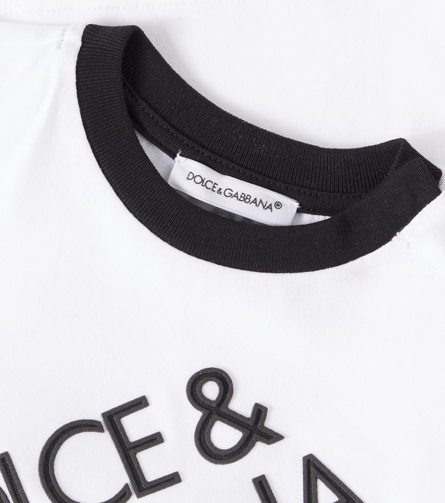 Dolce & Gabbana Baby Printed Cotton T-shirt In White