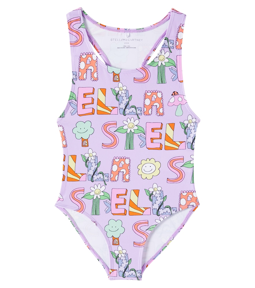 Stella McCartney Stella McCartney Kids Logo swimsuit　ステラ マッカートニー キッズ ロゴ 水着