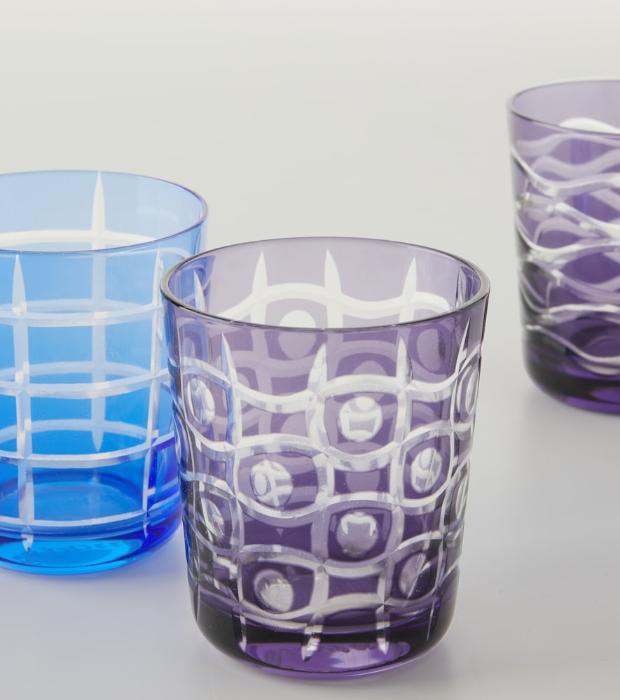 Polspotten Polspotten Set Cobalt Aus Sechs Tumbler-gläsern 