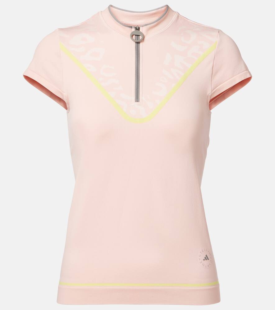 Adidas By Stella Mccartney Truenature Technical Top In Vapour Pink