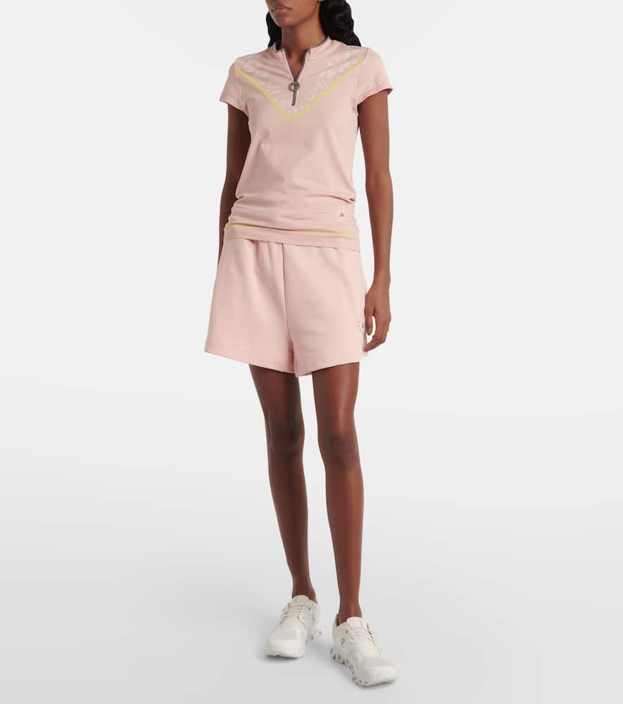 Adidas By Stella Mccartney Truenature Technical Top In Vapour Pink