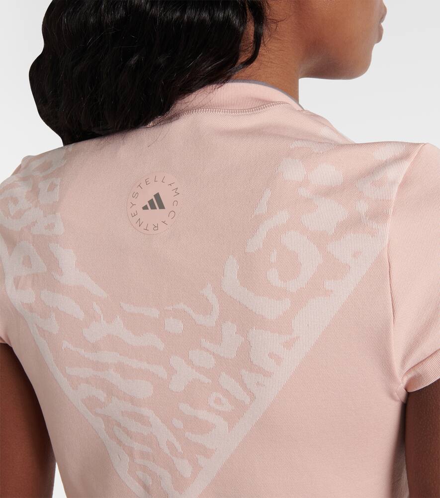 Adidas By Stella Mccartney Truenature Technical Top In Vapour Pink