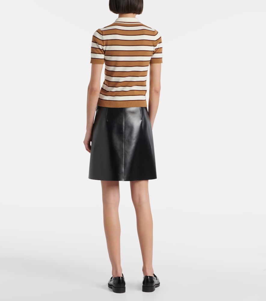  Prada Prada Striped Cotton Top 