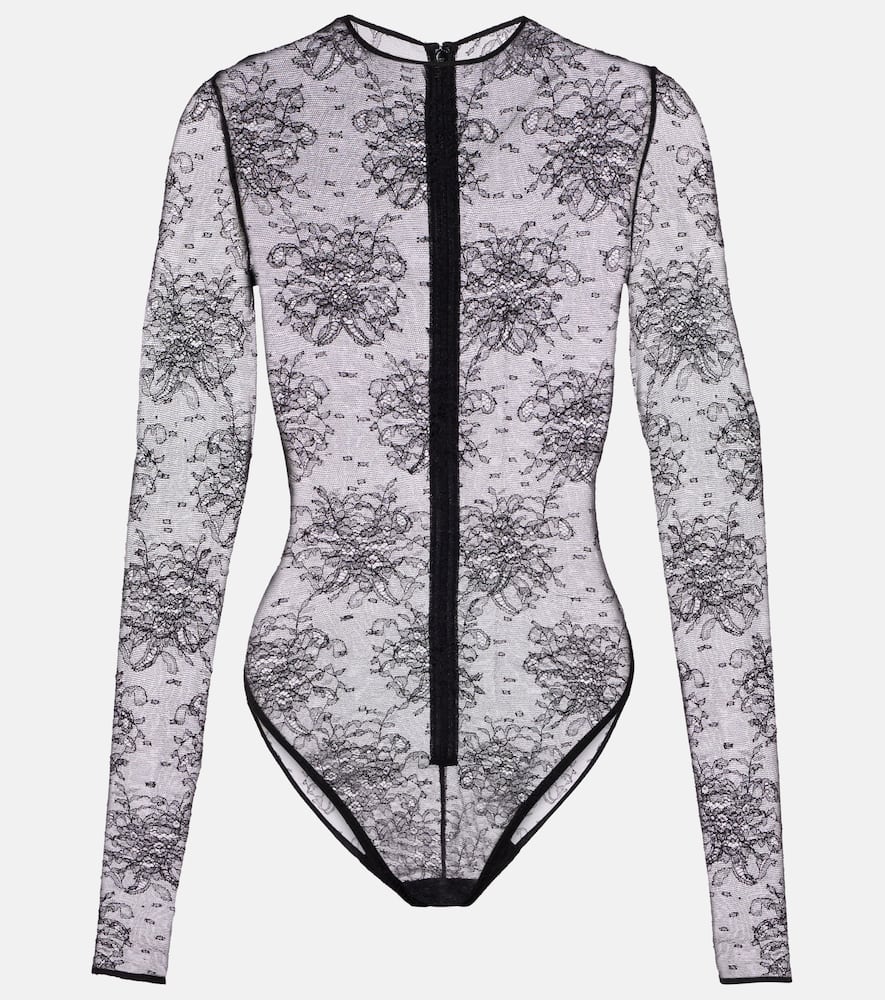 Dolce & Gabbana Lace Bodysuit In Black