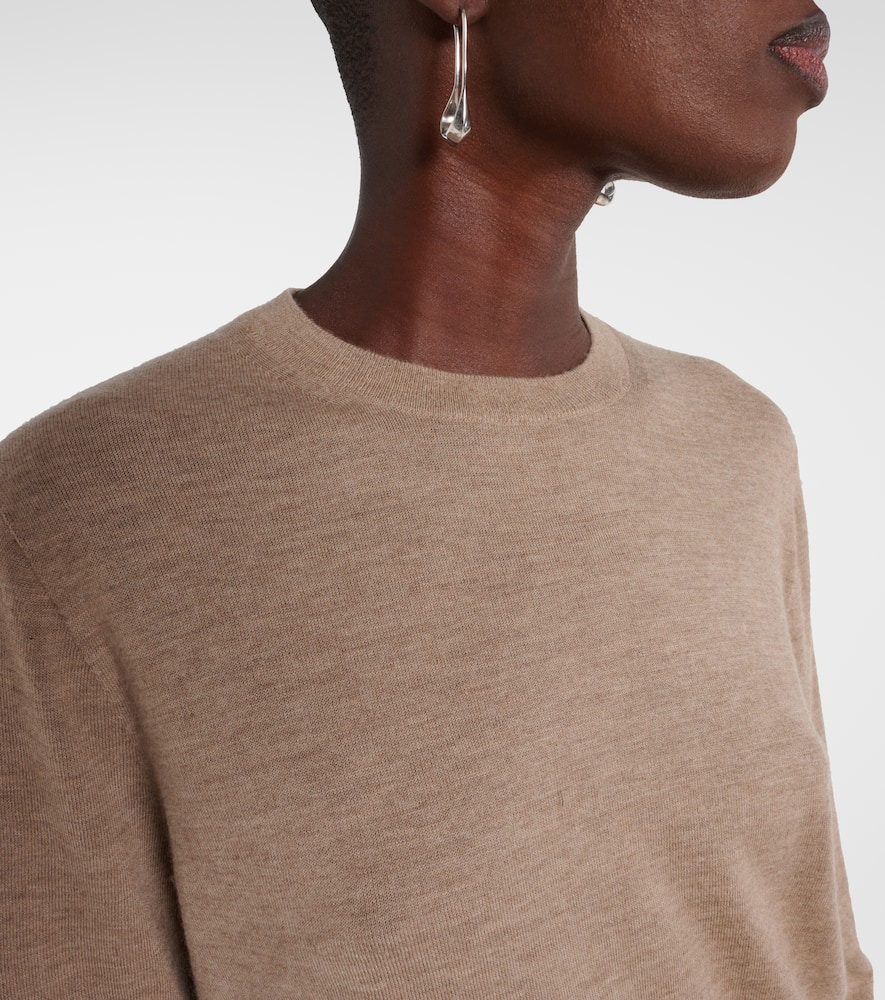 Max Mara Marica Long-sleeve Sweater In Neutral