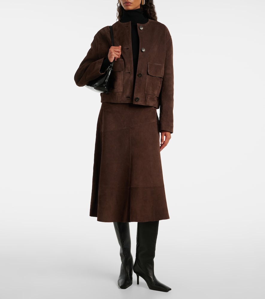 Yves Salomon Suede jacket