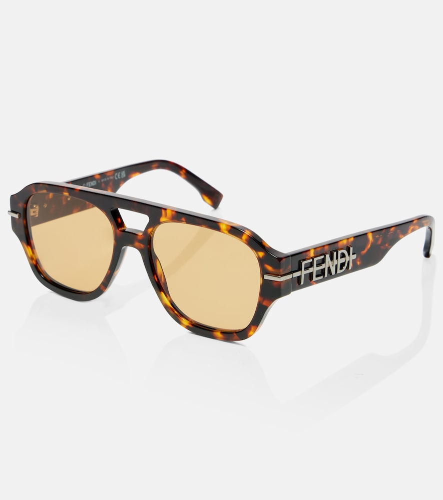  Fendi Fendi Fendigraphy Aviator Sunglasses 
