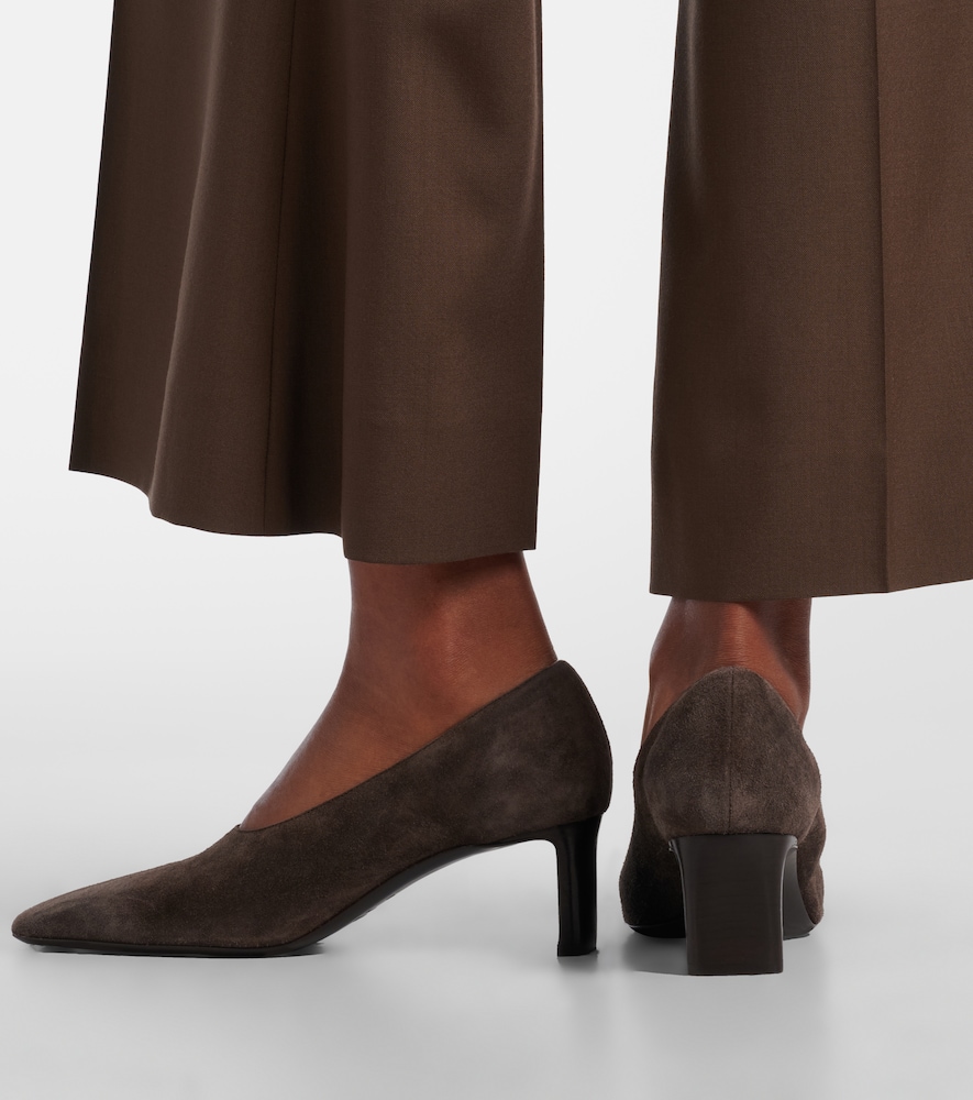 Khaite Cecilia suede pumps