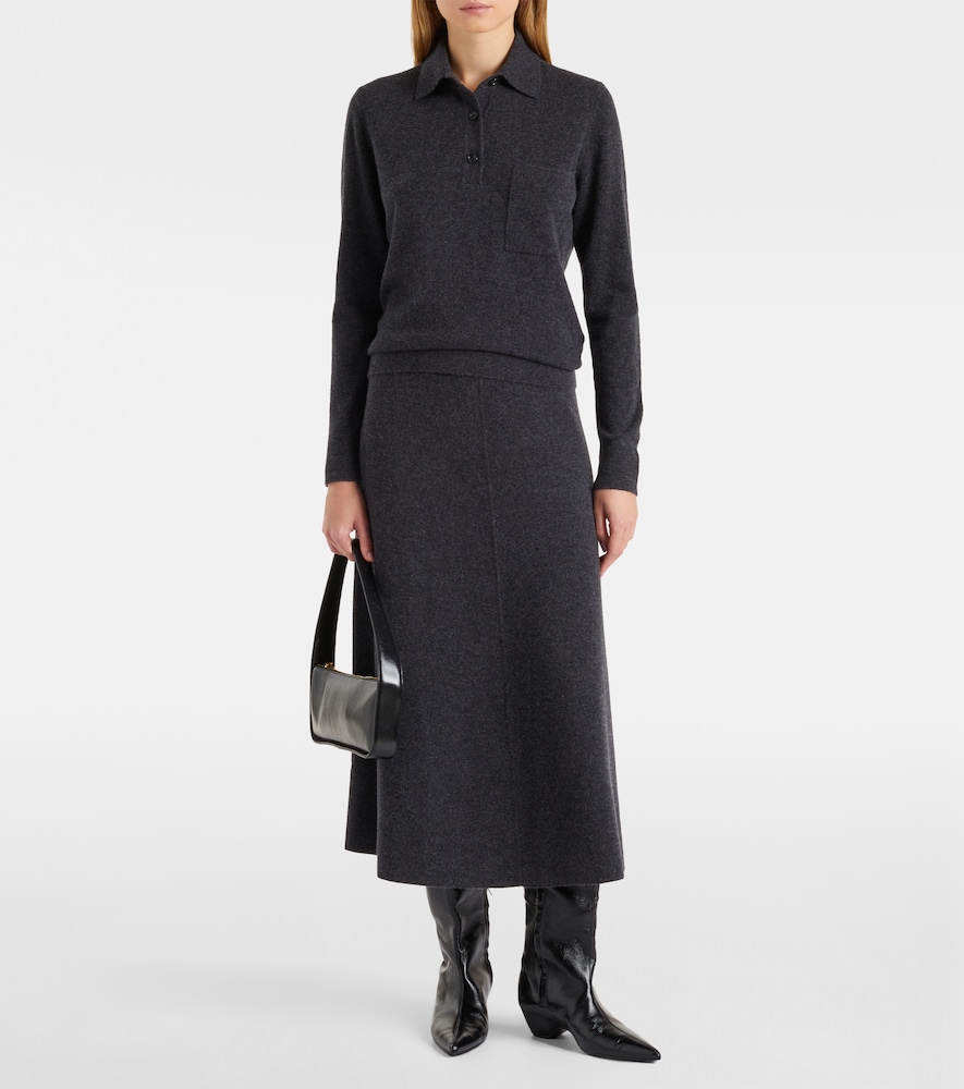 Jardin des Orangers Wool and cashmere polo sweater