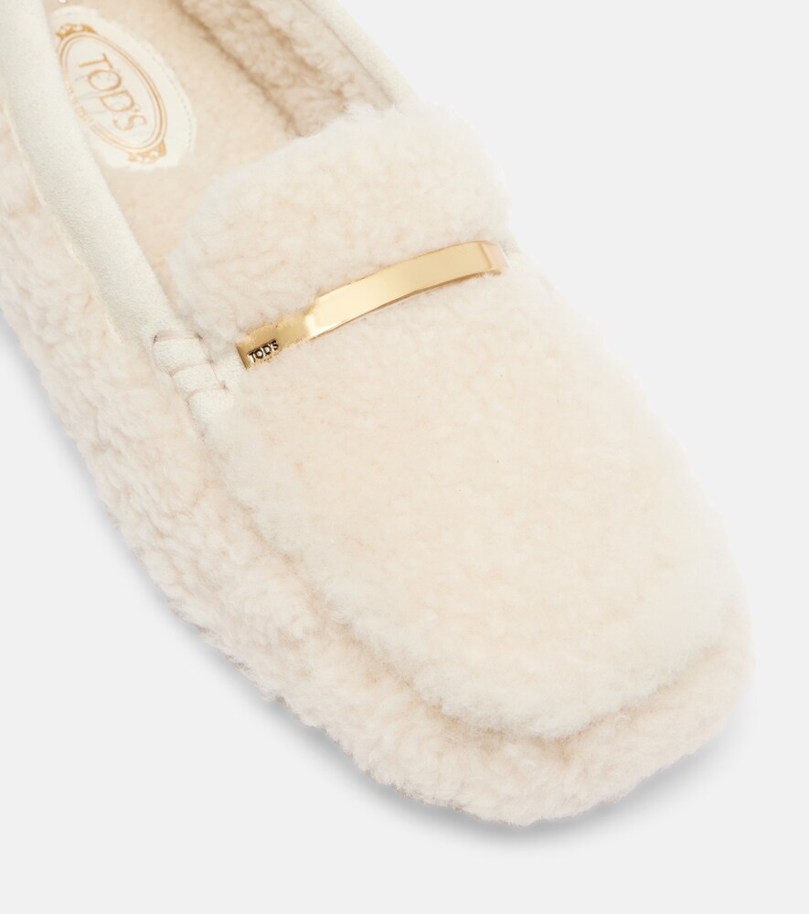  Tod's Tod's Mokassins Gommino Aus Teddyfleece 