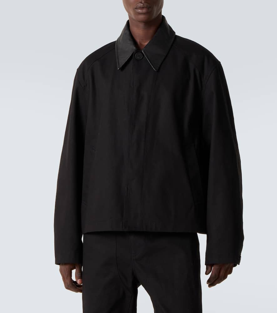 Studio Nicholson X Aaron Levine Dover Cotton Jacket In Black