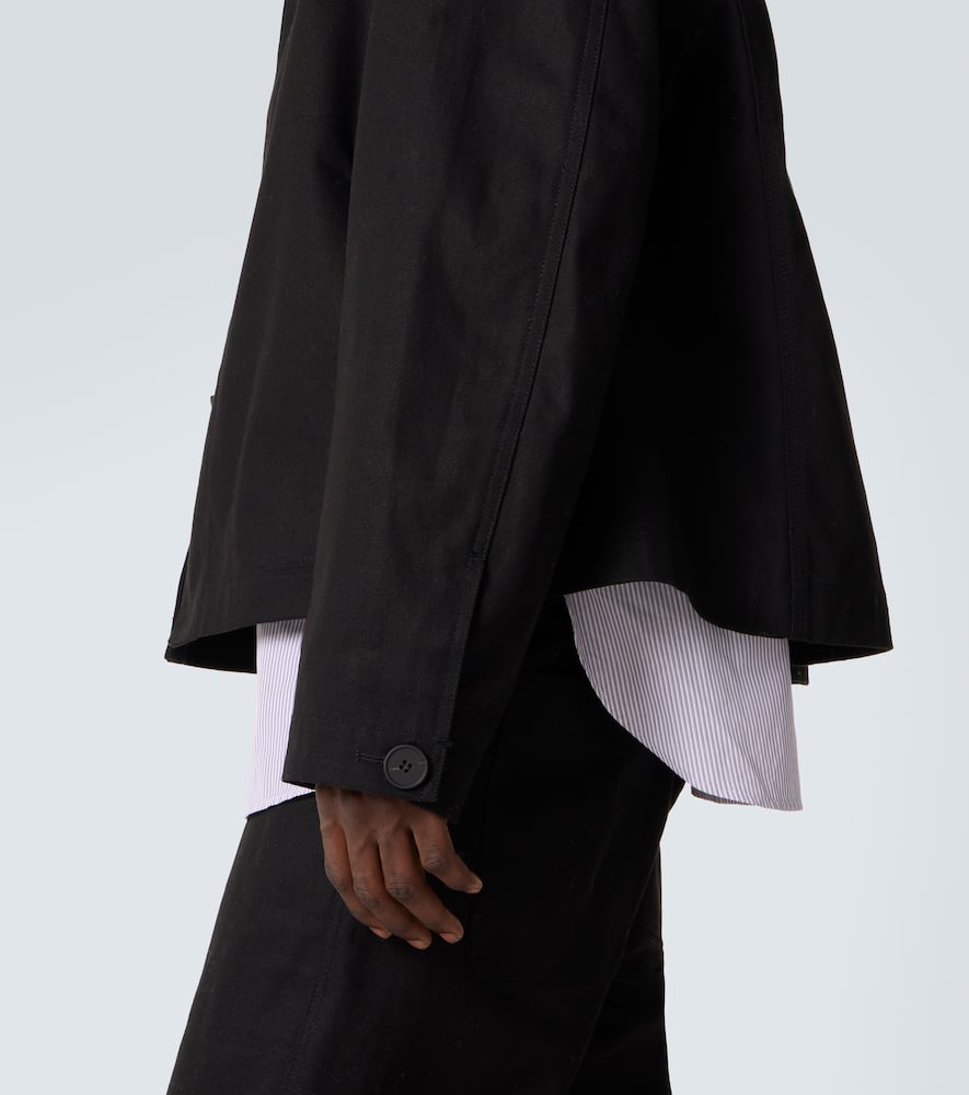 Studio Nicholson X Aaron Levine Dover Cotton Jacket In Black