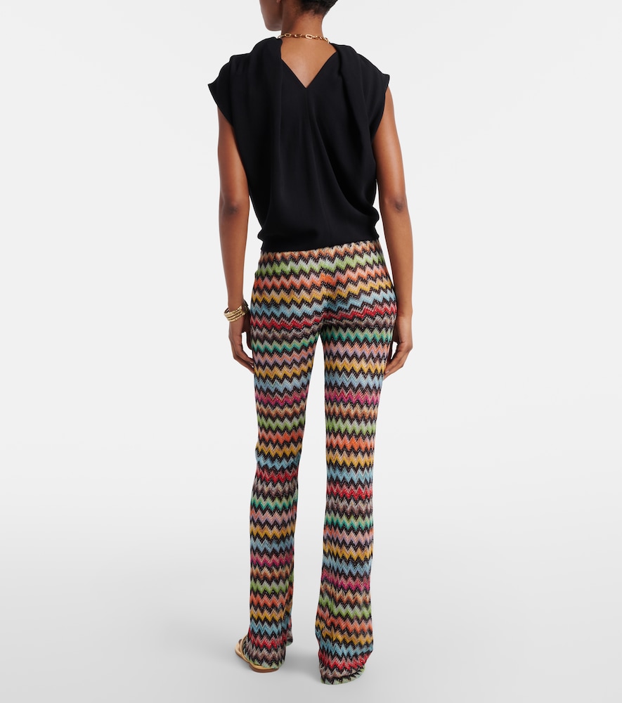 Missoni Missoni Schlaghose Zigzag Aus Häkelstrick 