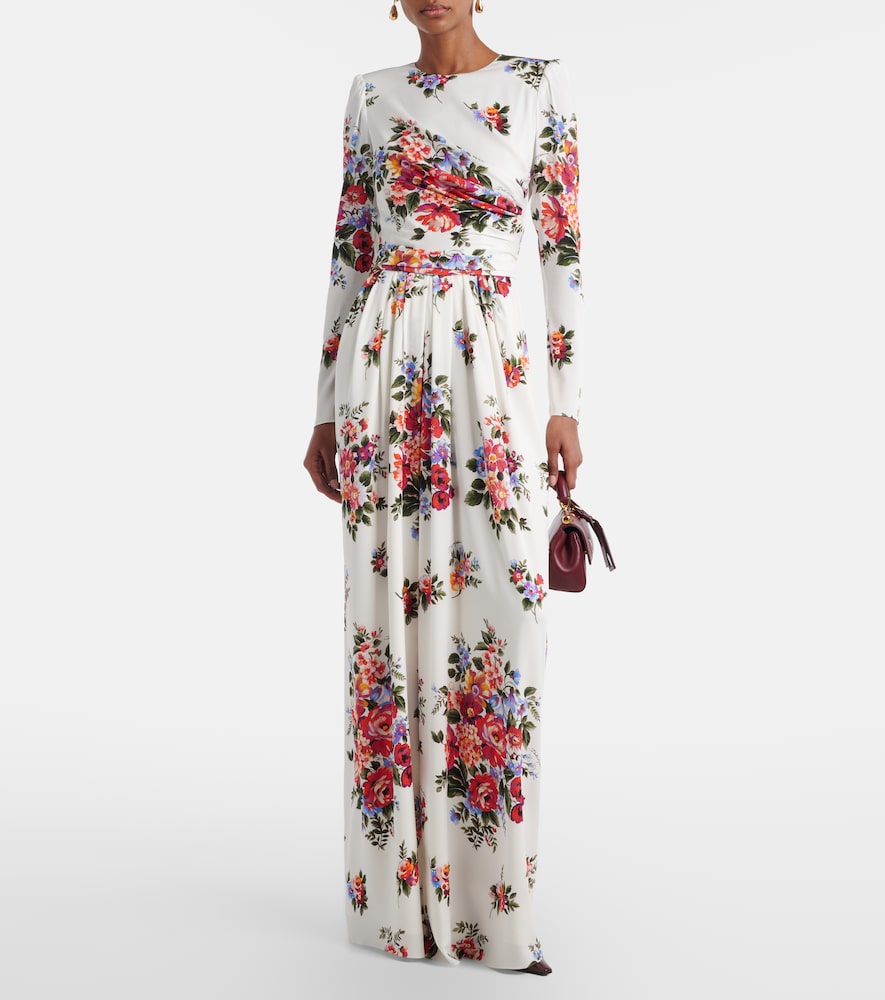  Dolce&gabbana Dolce&gabbana Robe Aus Charmeuse 