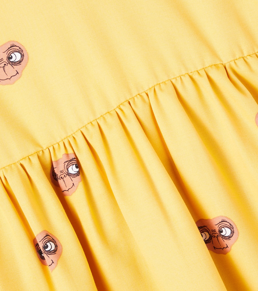 Mini Rodini X E. T. Printed Dress In Yellow