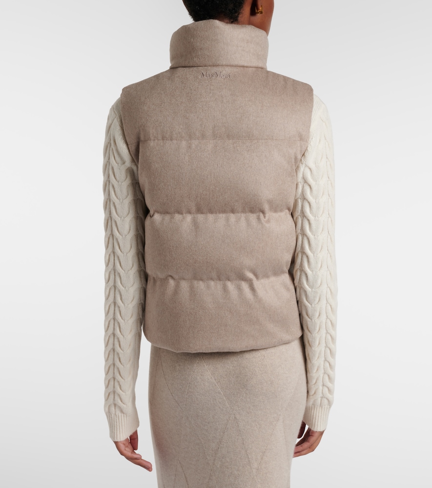  Max Mara Max Mara Quilted Cashmere Down Vest 