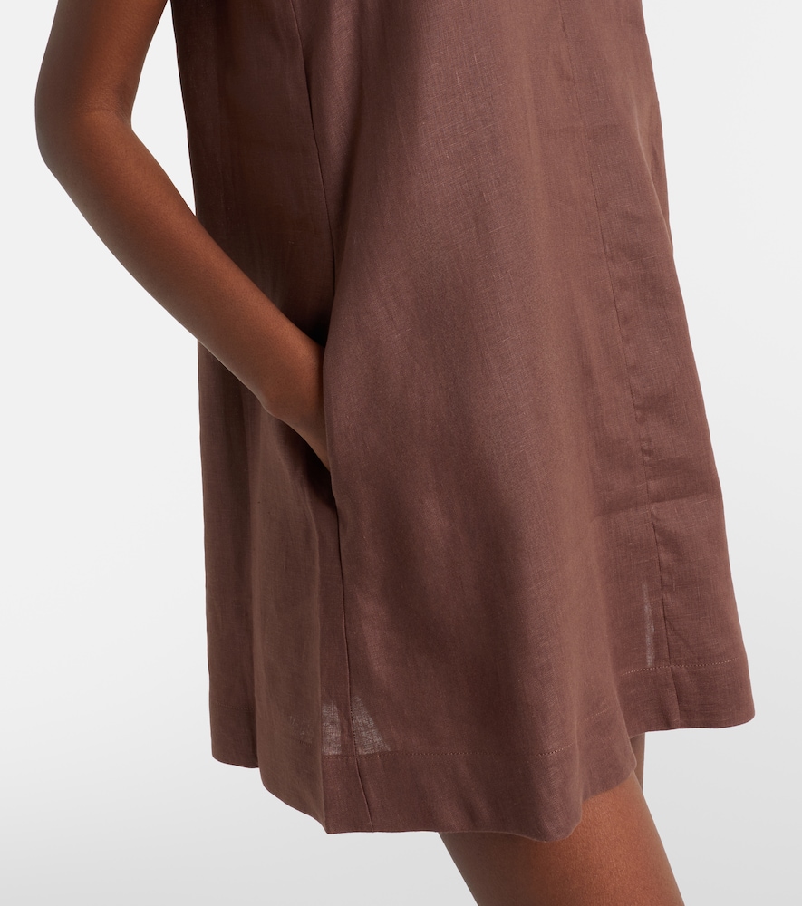  Asceno Asceno Minikleid Derya Aus Leinen 