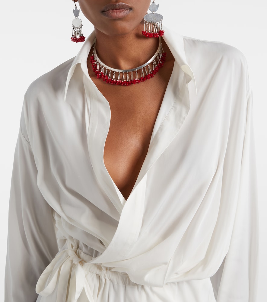  Isabel Marant Isabel Marant Keren Satin Blouse 
