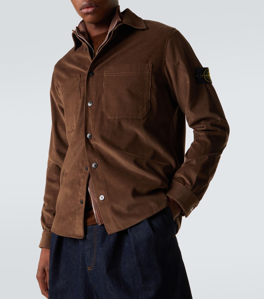  Stone Island Stone Island Hemdjacke Compass Aus Baumwoll-cord 