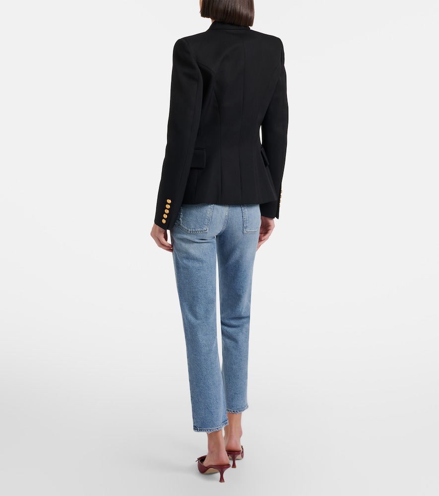 90'S Pinch Waist Crop Straight Jeans
