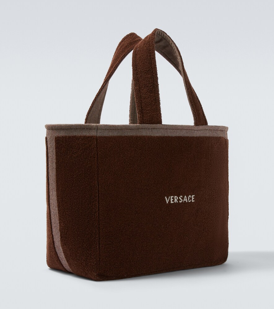  Versace Versace Tote Bag Medusa Aus Baumwollfrottee 