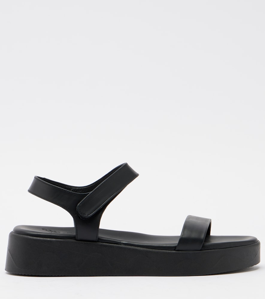 Leather Platform Sandals
