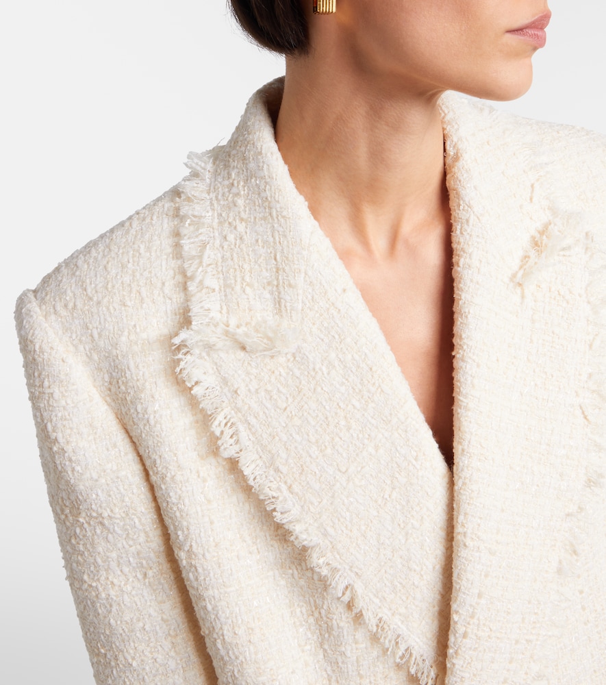  Balmain Balmain Double-breasted Tweed Jacket 