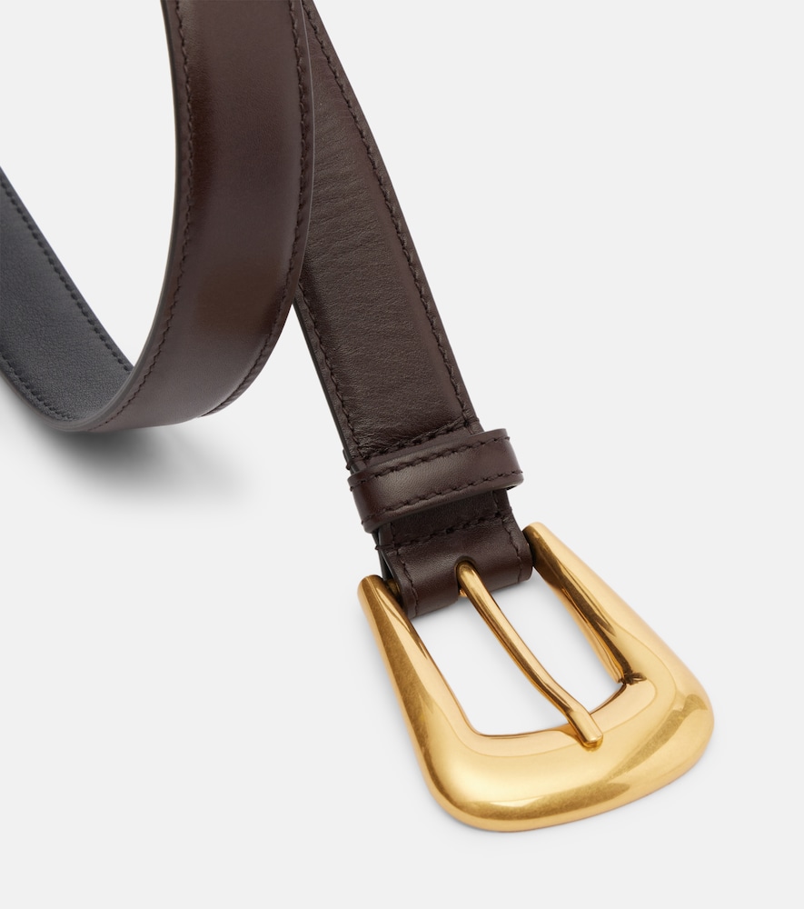  Saint Laurent Saint Laurent Folk Leather Belt 