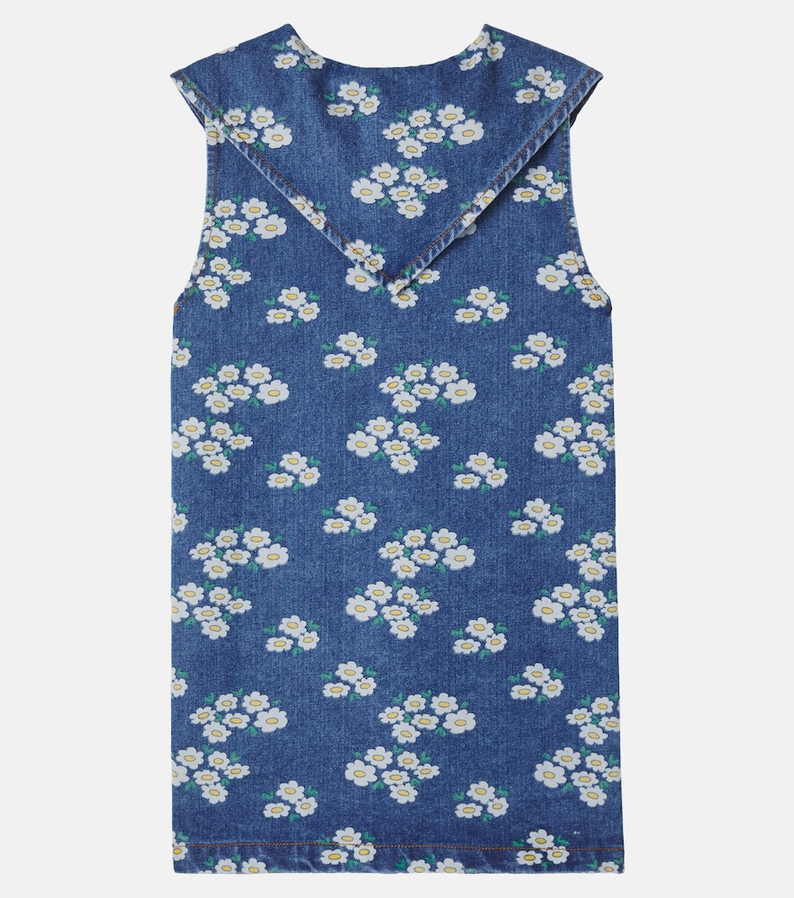  Tinycottons Tinycottons Kleid Blossoms Aus Denim 