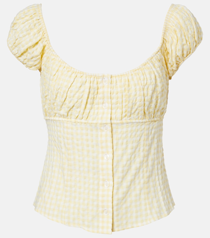 Montce Millie gingham top | Thumbnail 6