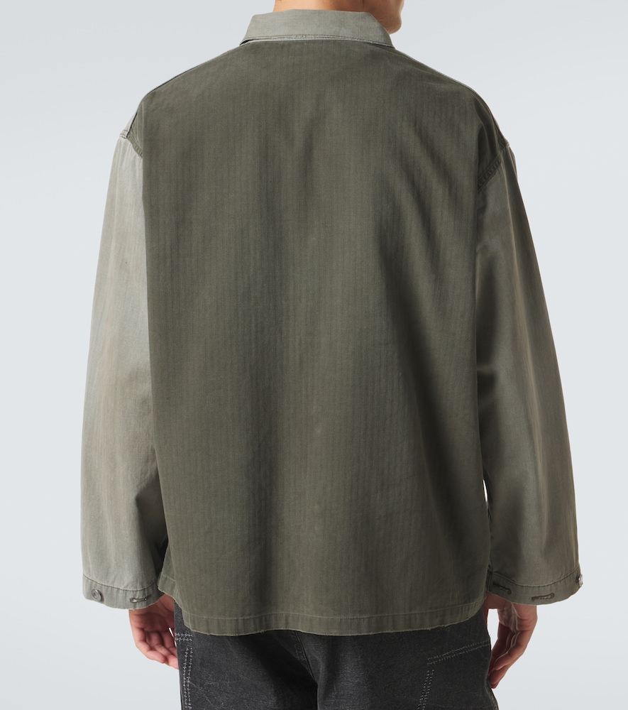  A.presse A.presse Paneled Cotton Jacket 