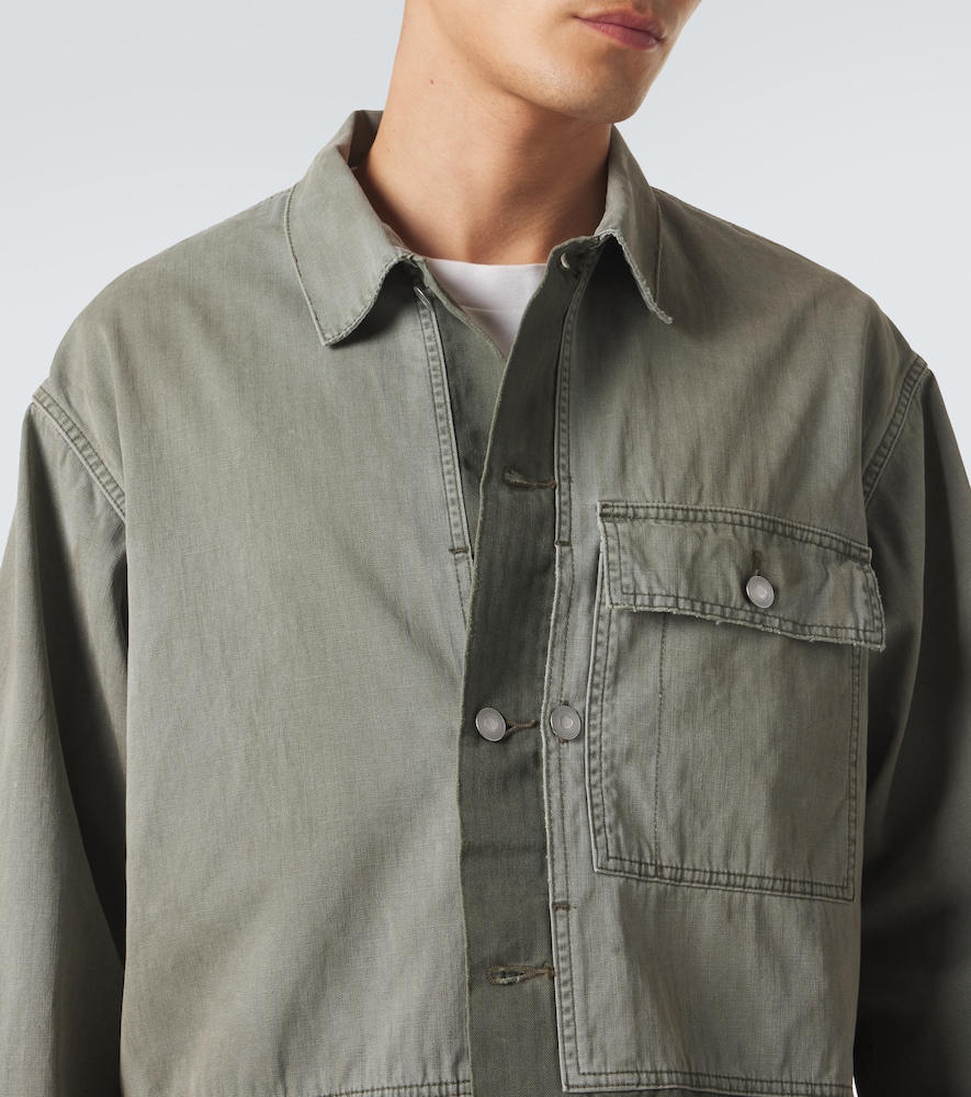  A.presse A.presse Paneled Cotton Jacket 