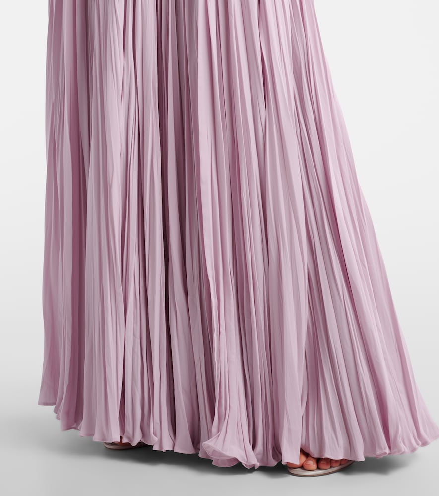 Ana Crêpe And Chiffon Gown