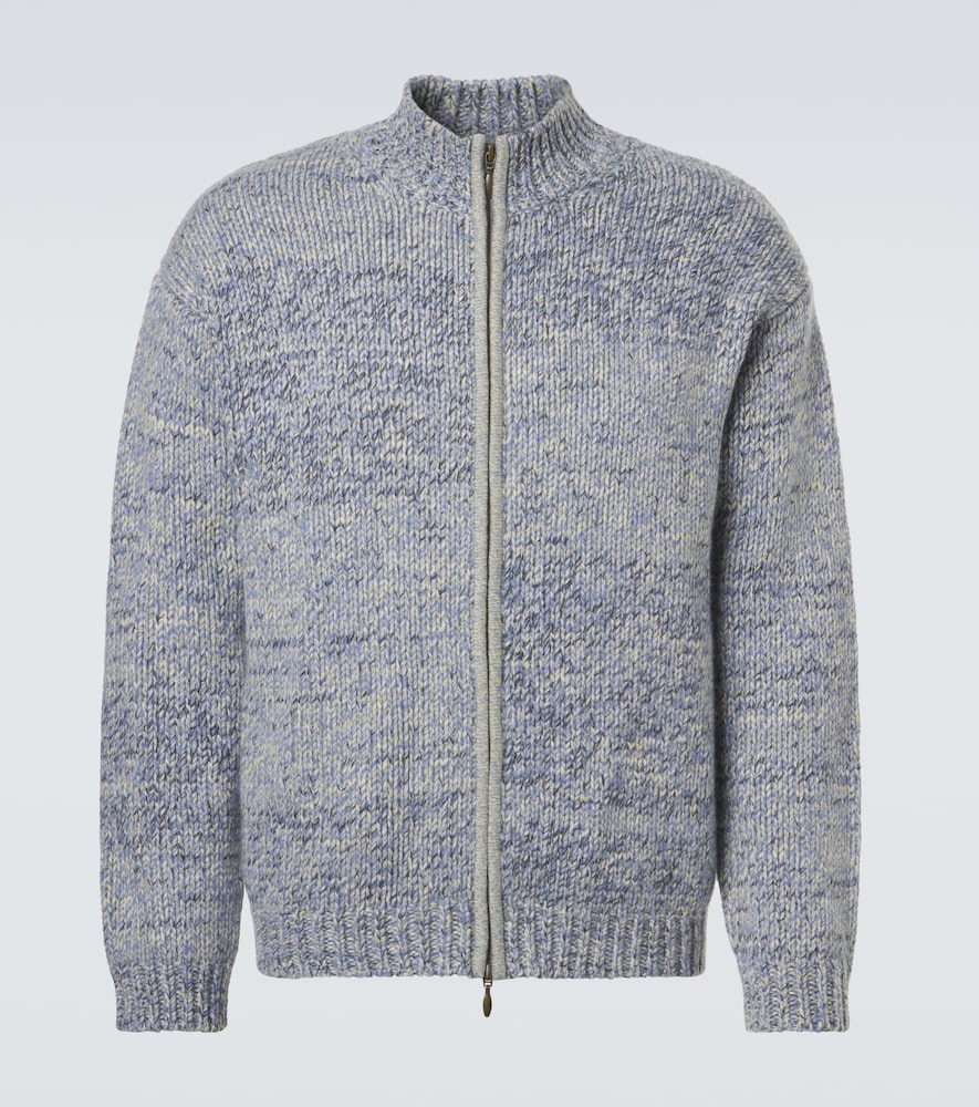 Cardigan Lamdu in cashmere con zip