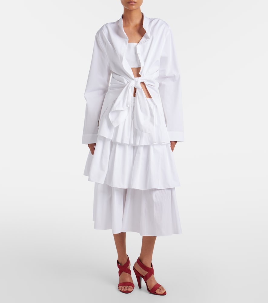  Alaia Alaia Cotton Poplin Blouse 