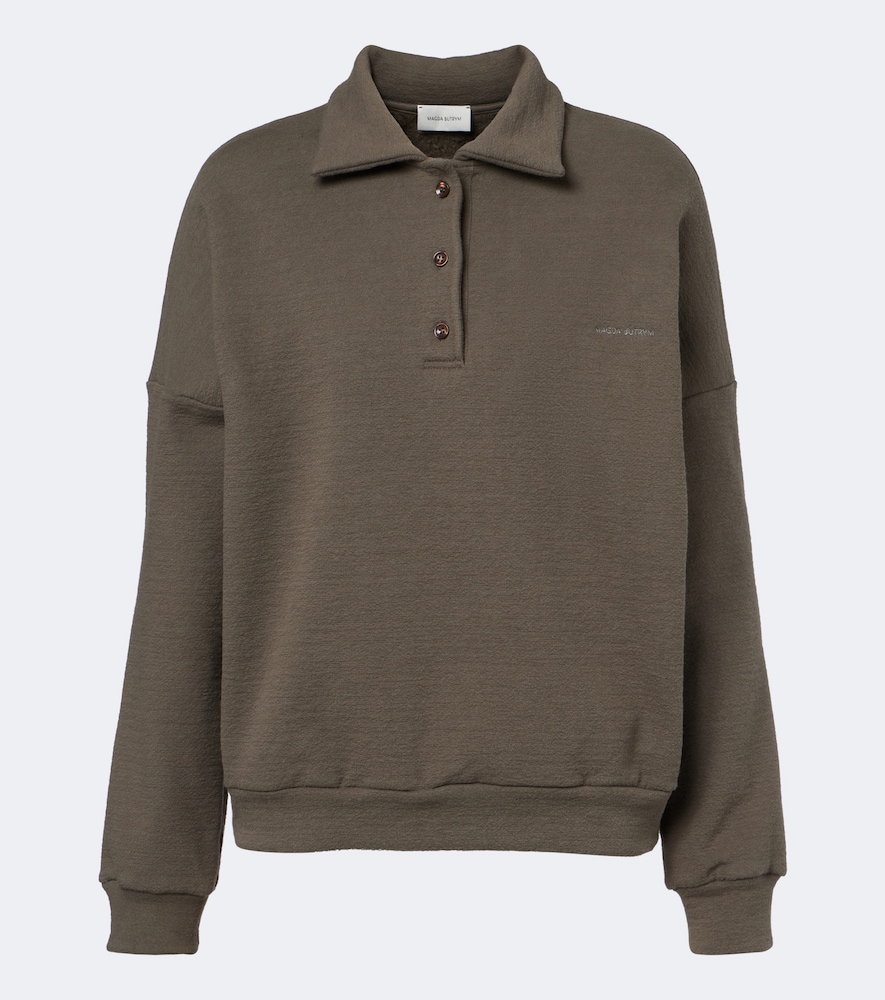 Polopullover aus Baumwolle und Seide