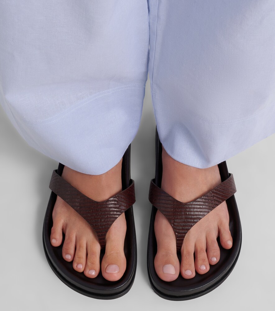 Toteme Leather thong sandals